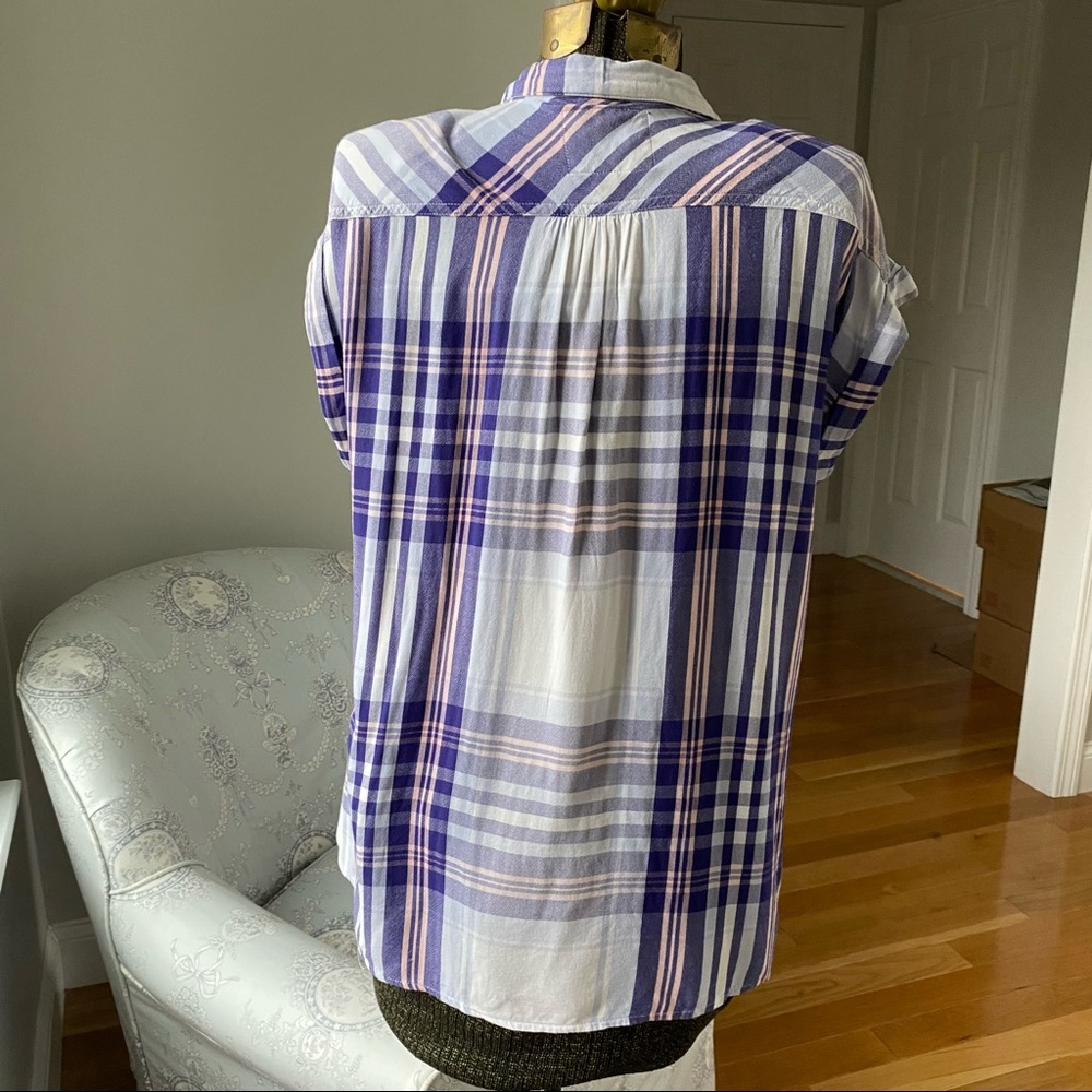 Rails Brand Button-Up Tee - image 4